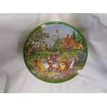 Vintage Huntley & Palmers rude tin - The disgruntled employee!