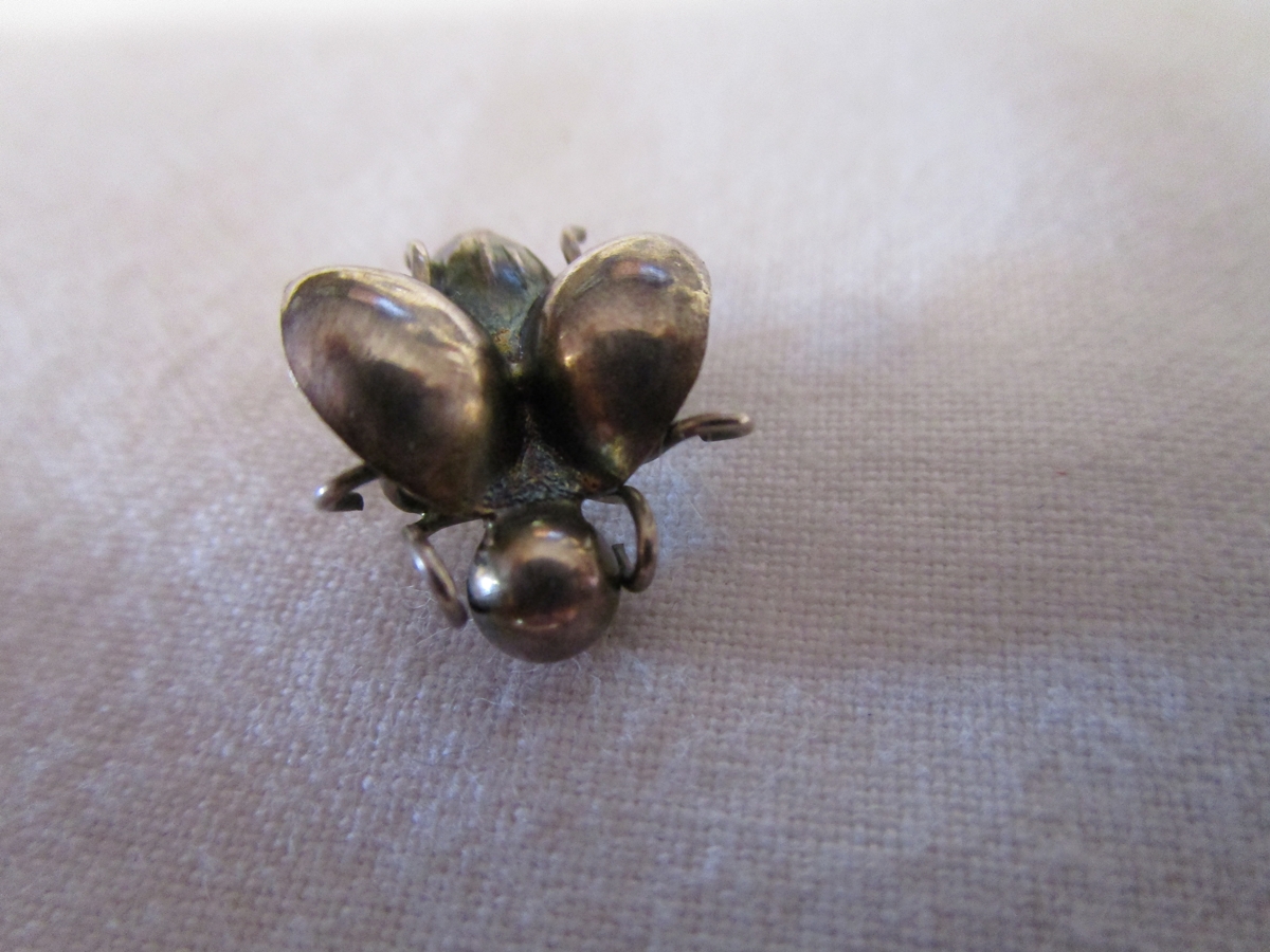 Danish mid century silver brooch by C. A. Christiansen together with a 1930s bug brooch and a - Image 3 of 4