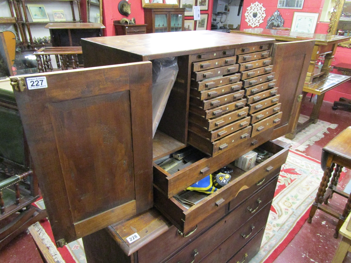 Large double side opening engineers fitted tool chest with contents - Image 3 of 8