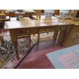 Pine 3 drawer hall table