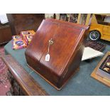 Victorian mahogany stationary cabinet