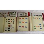 Stamps - Collection of 5 GB albums and 1 New Zealand album