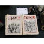 Large collection of 'The War illustrated' magazines