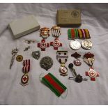 Box of medals