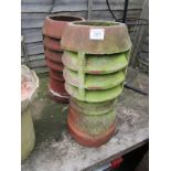 Pair of chimney pots