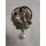 Art Deco style brooch