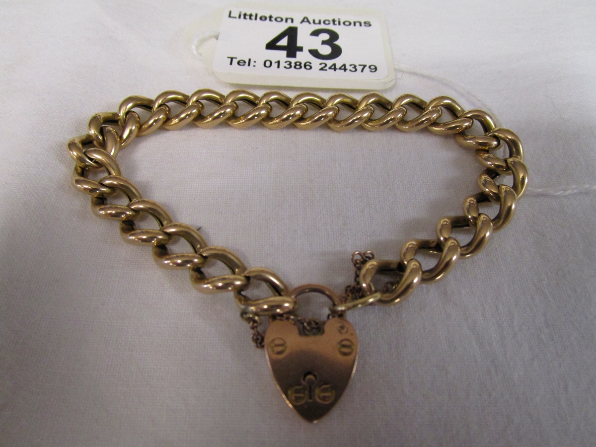 Gold bracelet - Approx 14g