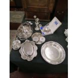 Collection of silver plate