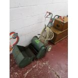 Webb electric cylinder mower in working order