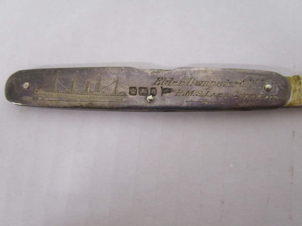 Collection of silver fruit knives - Image 7 of 9