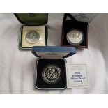 3 boxed coins to include 2 silver proofs