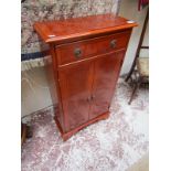 Yew CD cabinet