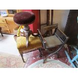 3 antique stools