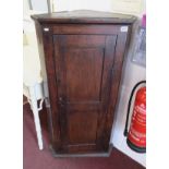 Antique oak corner cupboard