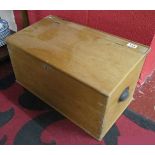 Pine lidded box