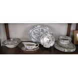 Indian Tree part dinner service by Johnson Bros