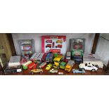 Collection of diecast vehicles to include Corgi & Matchbox buses