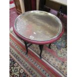 Brass top Morrocan table