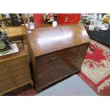 Georgian walnut bureau