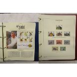 STAMPS - 3 albums to include signed FDC's, history of WWII & unmounted mint GB