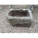 Old stone trough