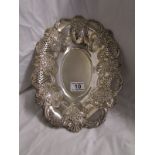 Pierced silver dish - Appox 362g