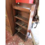 Deco oak bookcase
