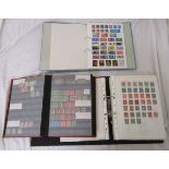 Stamps - 2 folders and stockbook to include GB