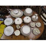 Burslem ware part dinner service