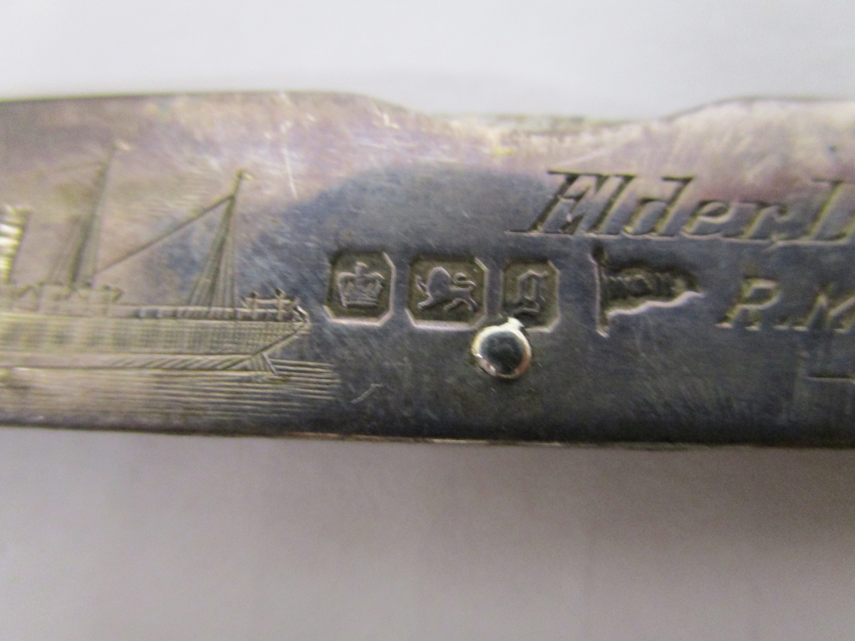 Collection of silver fruit knives - Image 8 of 9
