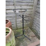 Metal plant stand