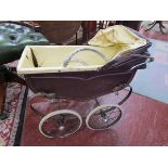 Tri-Ang child's vintage doll's pram