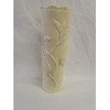 Carved horn spill vase