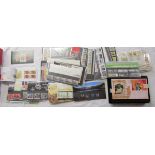STAMPS - Large collection of decimal commerative packs and books together with a collection of FDC'