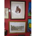 2 horse prints - 1 L/E & signed