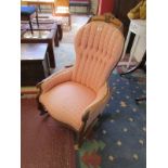 Good quality Victorian rocking chair