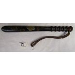 Police truncheon stamped 1915