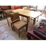 Gordon Russell dining table with 4 chairs