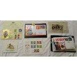 STAMPS - Several numismatic FDC's & various Commonwealth commemorative FDC's to include last