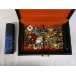 Box of costume jewellery