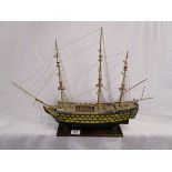Handmade model of HMS Victory