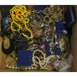 Box of costume jewellery