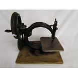 Wilcox and Gibbs patent sewing machine