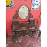 Victorian mahogany Duchess dressing table