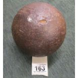 Antique cannon ball