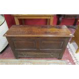 Early oak mule chest