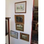 Collection of 5 watercolours