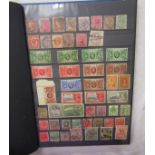 STAMPS - Stockbook of GB mint & used to include QV, GV EdVIII, KG VI & early QEII - Over 800 stamps
