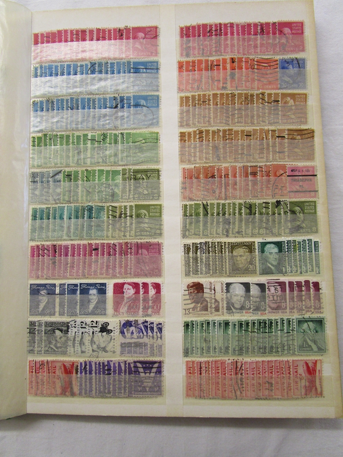 STAMPS - Stockbook of mint & used to include some early examples - USA, Jamaca, Egypt... - Image 3 of 16