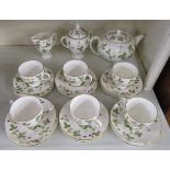 Wedgwood tea service - Wild Strawberry pattern